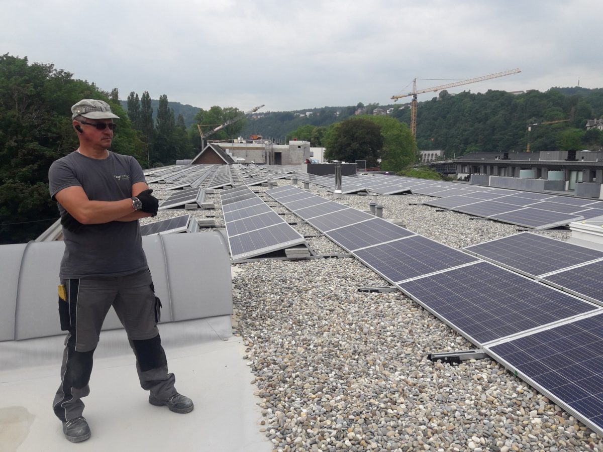 Installation photovoltaïque pour la société DFM Immo