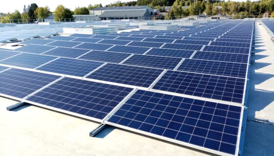 Een fotovoltaïsche uitbreiding bij “Les Ateliers du Saupont”