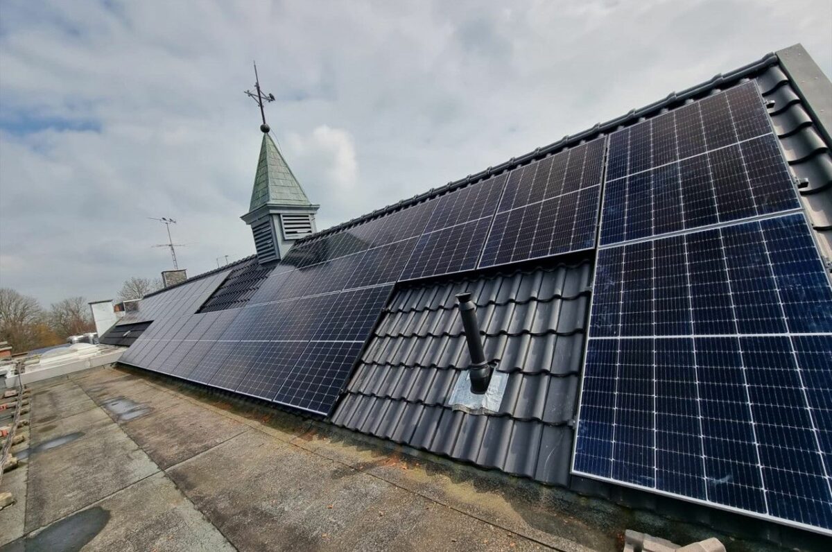 Installation de panneaux photovoltaïques à la maison de repos de Marienheim