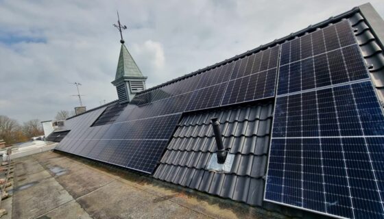 Fotovoltaïsche installatie bij het rusthuis Marienheim
